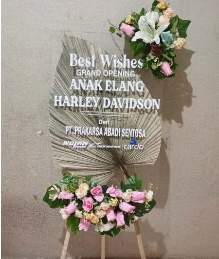 Papan Akrilik Ucapan Grand Opening Harmoni